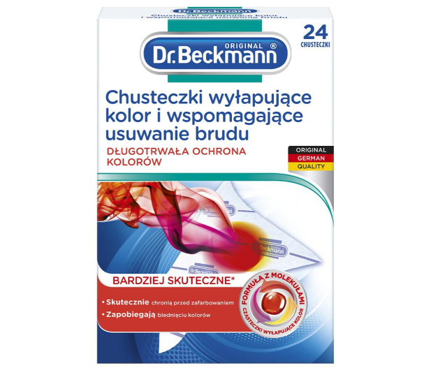 DR. BECKMANN Chusteczki wylapujace kolor i brud 24 szt. - 1462000 - zdjęcie